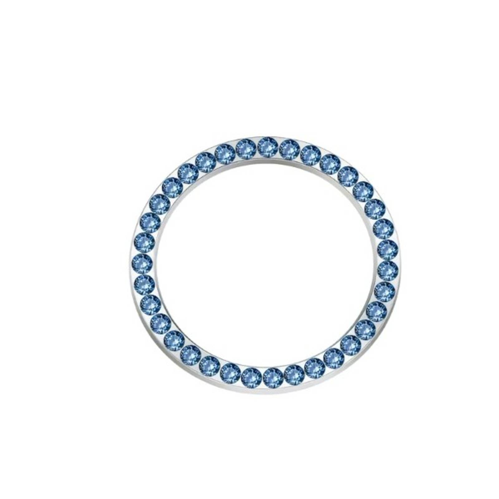 Blue Car Interior Accessory Bling - Automotive Start Switch Button Decoration